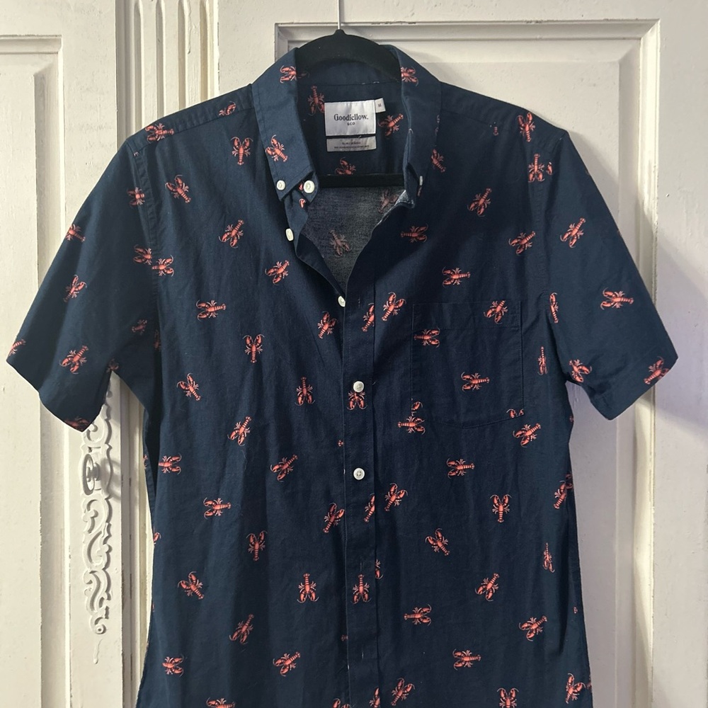 Goodfellow & Co Navy Lobster Pattern Shirt